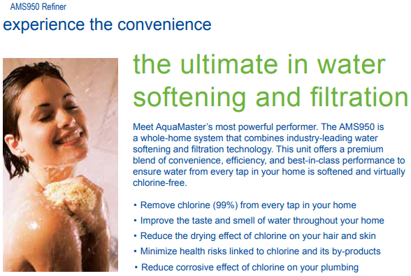 AquaMaster AMS950 Water Softener